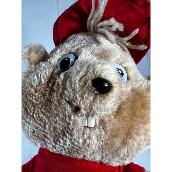 1983 Alvin and The Chipmunks CBS Toys Vintage Plush Stuffed Animal Toy 12" Nice - Picture 6 of 16